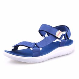 Women Sandals Fashion Summer Lightweight Beach Ladies Flat Platform Casual Walking Shoes Comfortable Blue Grey Green New