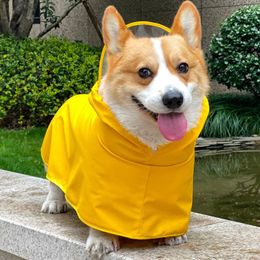 golden retrievers Australia - Dog Apparel Raincoat Labrador Medium Waterproof Big Golden Retriever BreathableDog