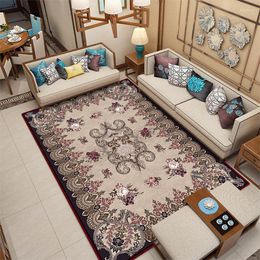 Carpets Carpet Vintage Printing Floor Mat Living Room Home Bedroom Decorative Anti-Slip Kitchen MatCarpets