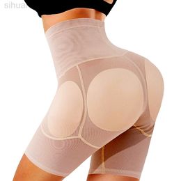 Padded Hip Enhancer Seamless Underwear Women Shapewear Control Panties Body Shaper Big Ass Butt Lifter High Waist Trainer Belt L220802
