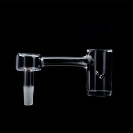 Full Weld Smoking Quartz Banger 25mmOD With 2pcs Spinning Holes Male Female Bevelled Edge Seamless Welded Nails For Glass Water Bongs Dab Rigs Pipes