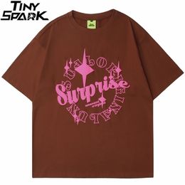 Hip Hop Streetwear TShirt Men Harajuku Letter Printed T Shirt Cotton Loose Spring Summer Short Sleeve Tops Tees Khaki 220521