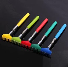 Adjustable Stainless Steel Back Scratcher Home Telescopic Portable Extendable Itch Flexible Claw Scratch Tool Soft Grip seaway