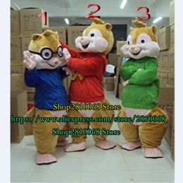 Mascot doll costume High quality EVA material chipmunk mascot costume squirrel cartoon costume neutral role-playing advertisement display 10