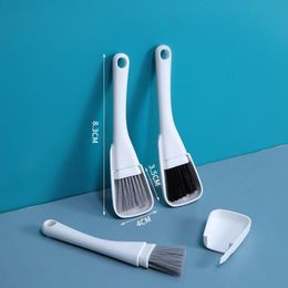 Flat head cleaning brush keyboard cleaning desktop dust removal brush kitchen bathroom countertop three in one small