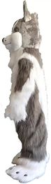 2022 Halloween Husky Dog Wolf Mascot Costumes Christmas Fancy Party Dress Cartoon Character Outfit Suit Adults Size Carnival Easter Advertising Theme Clothing