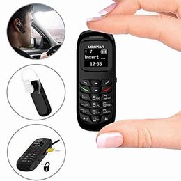 Supper Mini Bluetooth телефоны BM70 0,66 дюйма разблокированного маленького мобильного телефона Bluetooth Earphon ebt Dialer ОДИН -SIM -карта мобильный телефон