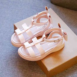 Girls Roman Sandals Summer Fashion Children Princess Sandals Casual Soft Sole Non-Slip Girls Beach Sandals Kids Shoes for Girl G220523