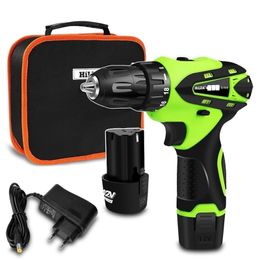 12V Electric Screwdriver Drill lithium cordless drill Cordless Mini Power Tools Y200321