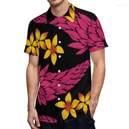 Men's Dress Shirts Super Samoan Fit Loose Support Custom Printing Dway22