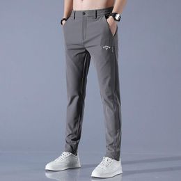 Мужские костюмы Blazers гольф мужские брюки быстрые сухие брюки летняя одежда дышащая длинная износ влага