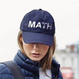 Letter Math Yang Baseball Caps Unisex Embroidered Adjustable Hat Hip Hop Hats