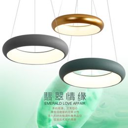 Pendant Lamps Lights For Dining Room Living Black White Green Grey Frame Body Luminaire AC90-260 Lamp Home FixturePendant