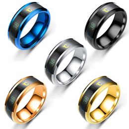 Mood Ring For Woman Band For Men Temperature Ring.