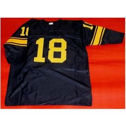 Uf Chen37 rare Custom Men Youth women Vintage #18 ROMAN GABRIEL CUSTOM 3/4 SLEEVE Football Jersey size s-5XL or custom any name or number jersey