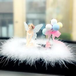 Interior Decorations Car Decoration Accessories Flower Fairy Figurine Cute Girl Statue Crafts Ornaments Gifts Home Room DecorInterior