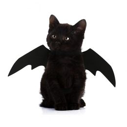 2022 New Pet Dog Cat Bat Wing Cosplay 소품 할로윈 멋진 드레스 의상 복장 날개 의상 사진 소품 헤드웨어