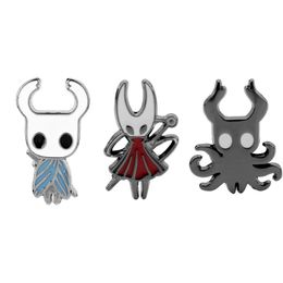 Hollow Knight Enamel Pins Metal Brooch Game Jewelry Cartoon Badge for Women Men Lapel Pin Backpack Bags Badge Kids Gifts Anime