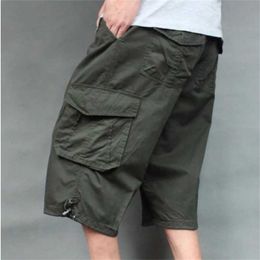 Plus Size 8XL Cargo Shorts for Men Summer Casual Cotton Loose Baggy Board Shorts Hip Hop Shorts Man Clothing T200512