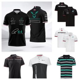 F1 Formula 1 Racing Polo Suit New Team Lapel T-shirt with the Same Custom