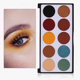 Eye Shadow Colours Plate Pearlescent Matte Palette Waterproof Long Lasting Non-Sticky Makeup For WomenEye