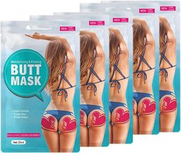 5 Pack Sheet Butt Mask Skin Kit to help Firm Moisturize Tone and Rejuvenate Butt skin Elitzia ETBS212 Dark Pink