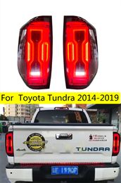 Car LED Taillamp For Toyota Tundra LED Tail Light 20 14-20 19 Auto Taillights Rear Fog Brake Turn Signal Reverse Lights