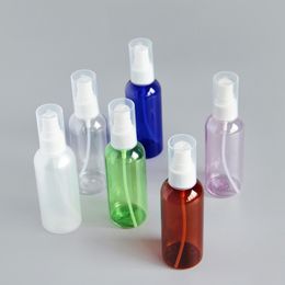 50pc 100ml Spray Empty Bottles For Perfumes,100cc PET Clear Container With Sprayer Pump Fine Mist Spray Bottle