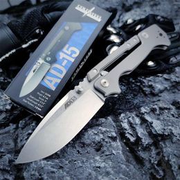 AD15 high hardness S35V Tactical Folding knife TC4 handle sharp blade Pocket Knives For Camping Survival hunting EDC AD-15 AD10 Tool
