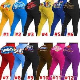 Designer Women Yoga Pants Sexy Tights Printed Leggings Multi Colour Trousers