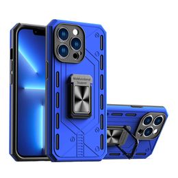 Hybrid TPU PC Phone Cases For Samsung A73 A53 A33 A32 5G A23 A125G case Shockproof Magnetic Armour Kickstand Cover ,B