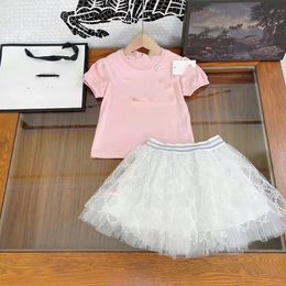 -Blumenmädchen Kleid Royal Designer Kid Kleid Sets 90-160 cm Rosa Baby Mädchen 1. Geburtstagskleider Kleidung Set 2022 Freies Schiff