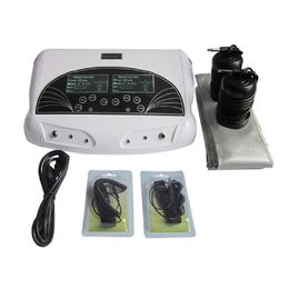 Dual Foot Detox Ionic Spa Machine Hydrogen Cleanse For Two Person Use With Far Infrared Heating Belt Ion Feet Massage Leg Relax