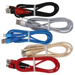 Fast Charging Micro Data Cord 1M Type C USB Charger Cables For Xiaomi Mi11 Samsung Huawei P40 Mobile Phone Cable