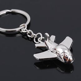 Keychains MKENDN Super Cool Aeroplane & Helicopter Shape Key Chains For Men Women Pilot Lovers Aircraft Model Metal Gifts