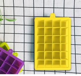 24 Grid DIY Big Ice Cube Mold Square Shape Silicone Ice Tray Easy Release Maker Creative Home Bar Kitchen tools DH9333