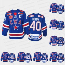 Mit Collection Relate 75th Anniversary Jersey Lars Johansson Ilya Kovalchuk Joonas Kemppainen Evgeny Ketov Daniil Pylenkov Evgenii Dadonov Anton