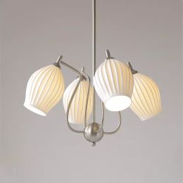 Post Modern Luxury Ceramic Pendant Lamp British Mediaeval Living Room Creative DiningRoom Decor China LED Light Garlic