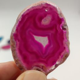 Decorative Objects & Figurines 1pc Random Agate Slice Pendant Slab Geode Necklace Quartz Crystal Mineral Polished Healing Reiki Women Girl G
