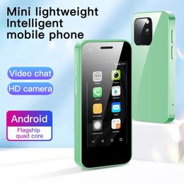 Original SOYES XS11 Android 6.0 Mini Cell phone Unlocked 3D Glass Slim Body Dual Sim 1GB 8GB Quad Core 1000mAh Google Play Market Cute Smartphone