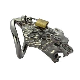 NXY Chastity Device Tiger Head Lock Men's Pants with Penis Jj Bird Cage Abstinence 0416