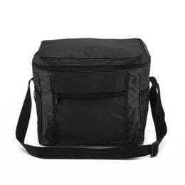 Portable Cooler Bag For Food Preservation Storage Picnic Thermal Insulation Bags Travel Nylon Women Lunch Bags Y220524