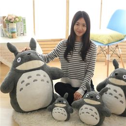 27-75cm Cute Wedding Press Doll Children Birthday Girl Kids Toys Totoro Doll Large Size Pillow Totoro Plush Toy Doll LJ201126