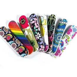 9*2cm Nail File Buffer Sanding Washable Manicure Tool Nail Art Polish Sandpaper Strip Bar Polishing