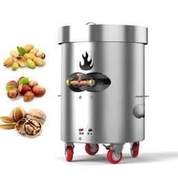 Vertical Walnut Peanut Nut Roasting Machine Stainless Steel Melon Seeds Peanuts Roaster Equipment 200W