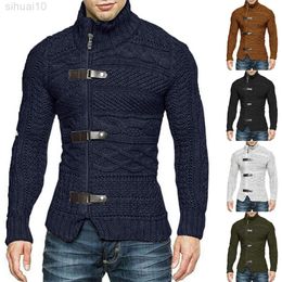 Durable Cardigan Sweater Elastic Tear Resistant Soft Buckle Decoration Cardigan Coat L220801