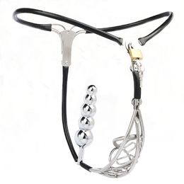 Fully Adjustable Male Chastity Belt Metal Underwear Stainless Steel Device BDSM Bondage Restraint sexy Toys For Woman