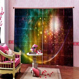 European style Blackout creative Curtain stereoscopic HD printing Window 3D Curtains For Living Room hotel Bedroom Hotel darkened interior cortina