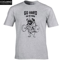 100% cotton casual pug life mens t shirts fashion go home or go hard men tshirt men's tee shirts tops men Tshirt men tee shirts 220520