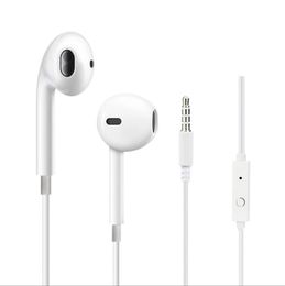 Universal 3.5mm Stereo Music In-Ear Cell Phone Earphones Headphones Portable Cancelling Earphone Wired Headset with mic for Samsung galaxy/S6/s7 edge